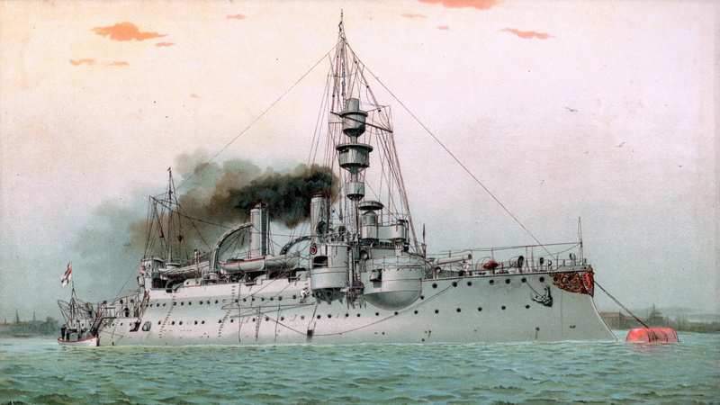 Coastal Defence Ship, 1080P, SMS Odin, German Navy, Warships