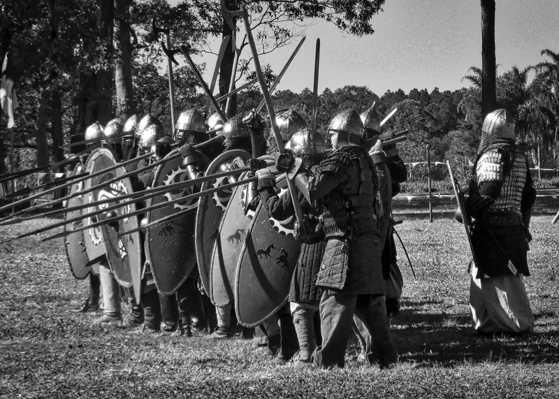 protection, tree, full length, only men, men, armed, group of people, defence, helmets, adults only, plant, nature, real people, crowd, 2K, music, adult
