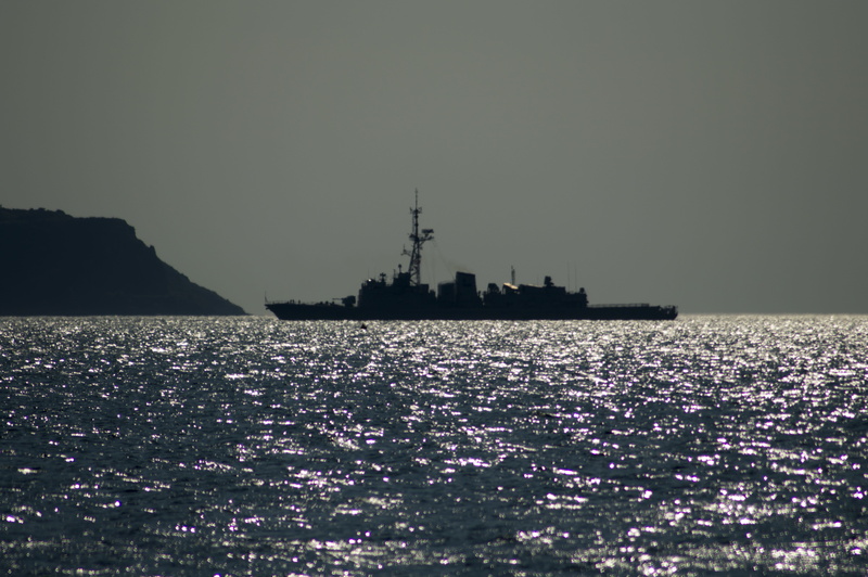 clear sky, architecture, no people, built structure, Army, nature, naval vessel, scenics - nature, copy space, nautical vessel, water, waterfront, night