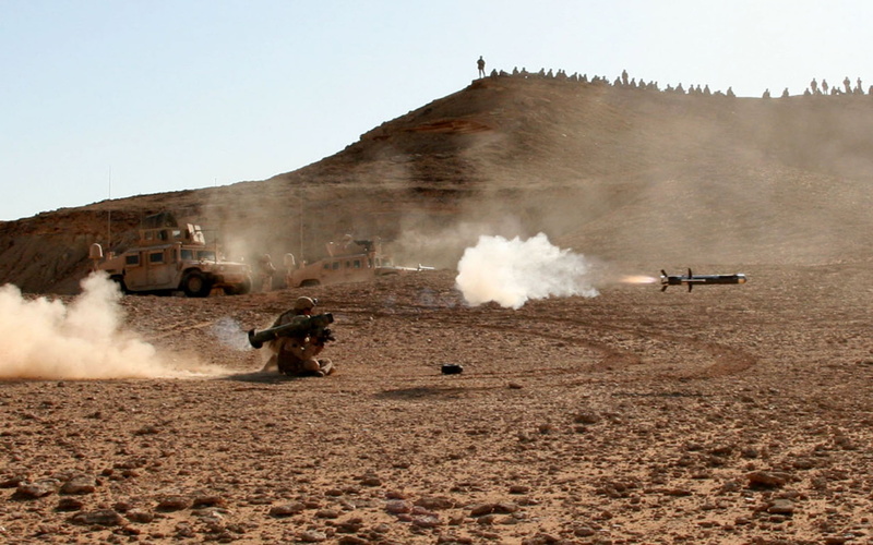 fgm, fighting, javelin, outdoors, Rocket Launcher, armed forces, environment, mountain, mode of transportation, pollution, conflict, war, dust, weapon