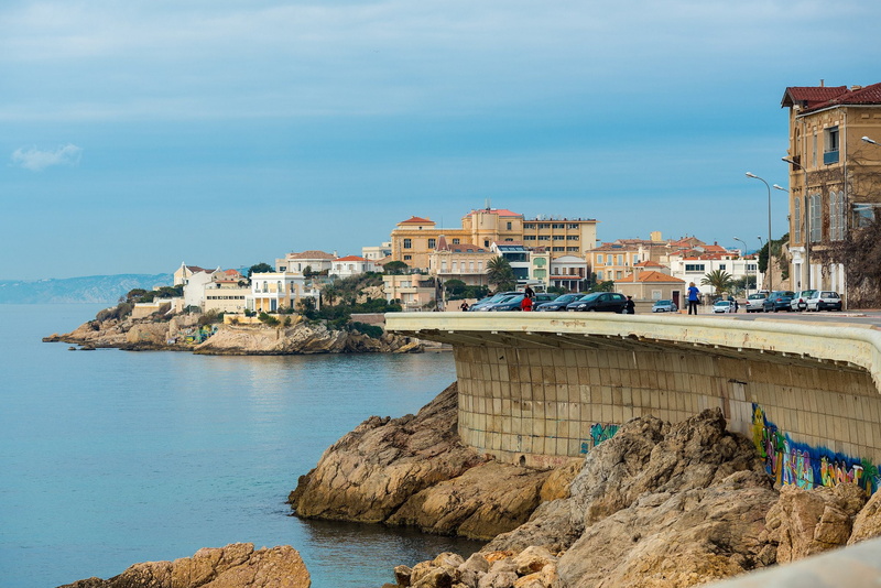 panorama, plage, nature, marseille, panoramic, calanques, corniche, france, provence, 1080P, sea, prado, beach, rivages