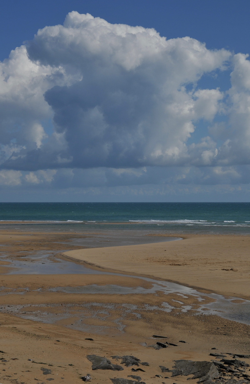 la potiniere, sea, horizon, beauty in nature, day, sand, no people, mer, france, scenics - nature, tranquil scene, barneville-carteret, land, water, nature