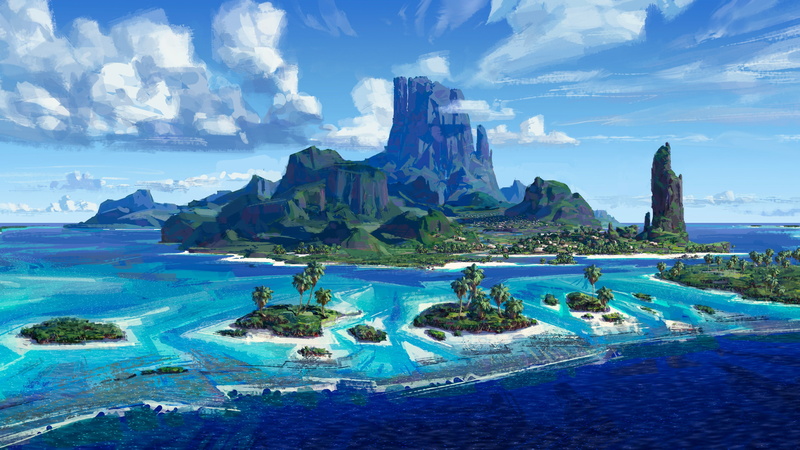  Moana, island, best animation movies of 2016, 4K, digital