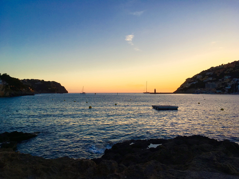 4K, tranquil scene, sea, sailboat, tranquility, background, scenics - nature, mode of transportation, nautical vessel, idyllic, sky, port, restaurante rocamar port andratx