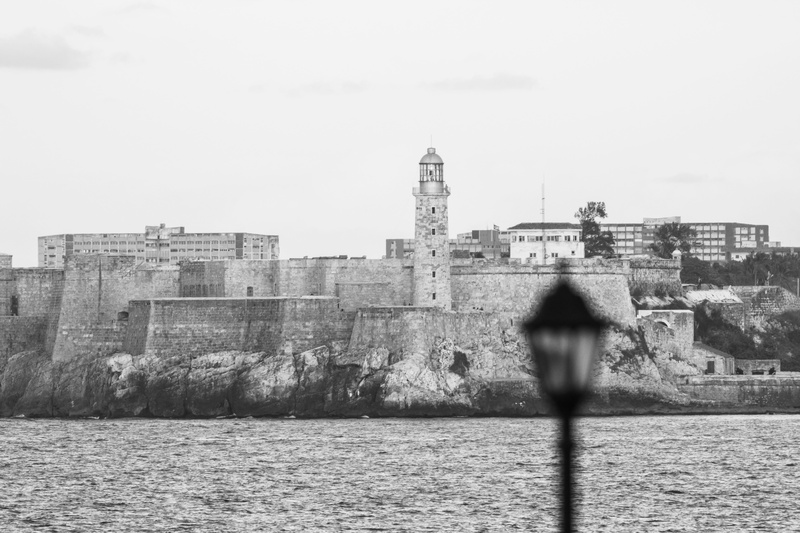 el morro, outdoors, malecòn, havana, day, city, 5K, waterfront, architecture, cuba, sky, built structure, no people, copy space, building exterior, nostalgia