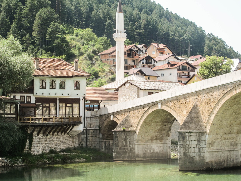 monument, Konjic, water, bridge - man made structure, famous, construction, tourism, outdoors, heritage, structure, Bridge, arch, historic, building, city