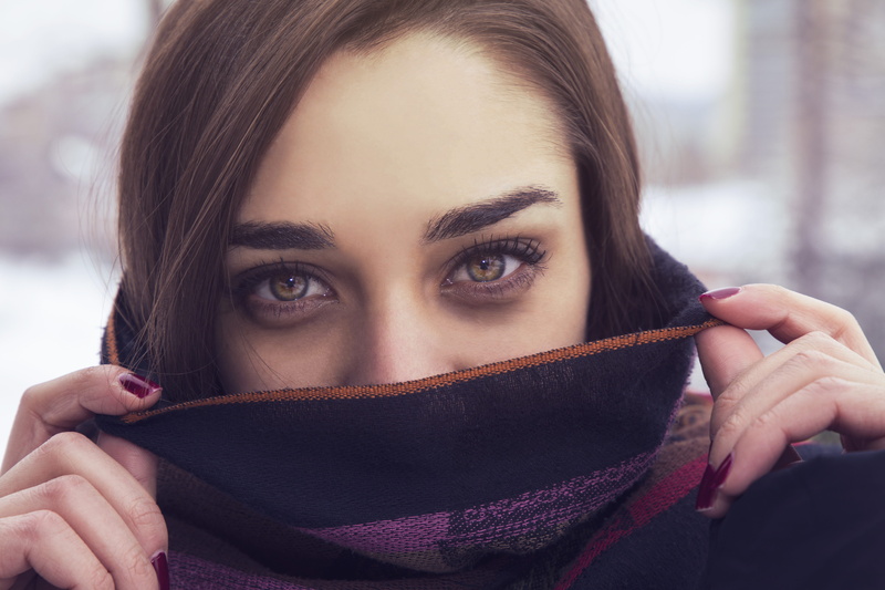brown hair, turtleneck, human face, warm clothing, holding, close up, 5K, body part, headshot, bosnia and herzegovina, one person, portrait, obscured face