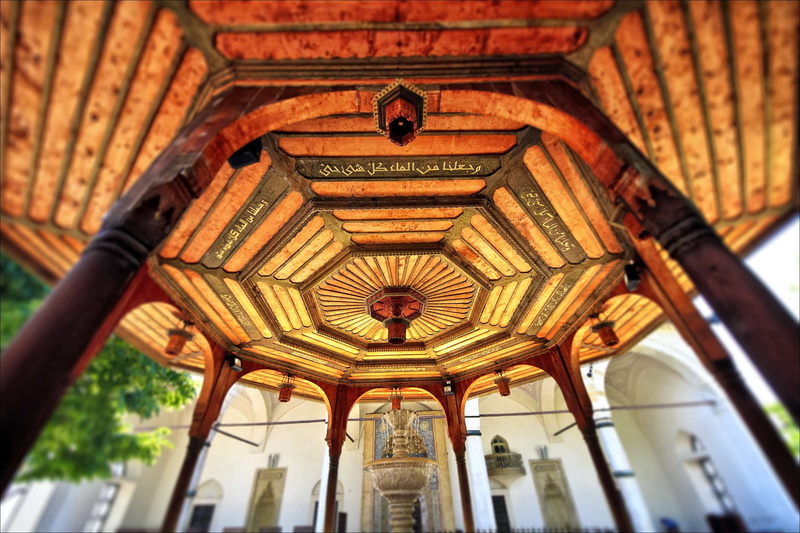 low angle view, religion, built structure, belief, fountain, mizcausevic, balkans, sarajevo, ottoman, ornate, the past, travel destinations, spirituality