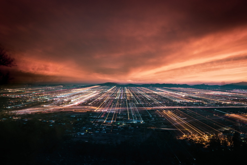 cloud, travel destinations, photography, 5K, nighttime, nature, motion, night, lapse, urban, cityscape, cloud - sky, landscape, light, evening, lights