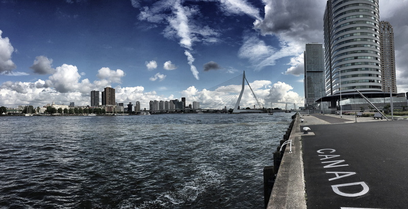 built structure, landscape, rotterdam, water, cloud - sky, nature, sky, cityscape, urban skyline, modern, sea, skyscraper, nederland, outdoors, building exterior