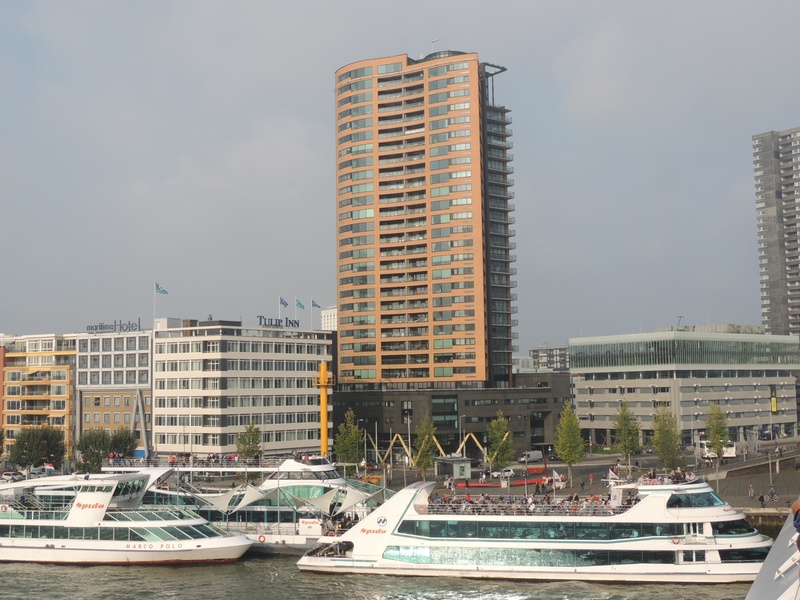 canal, transportation, architecture, apartment, rotterdam, cityscape, skyscraper, luxury, building, office building exterior, view, sailboat, building exterior