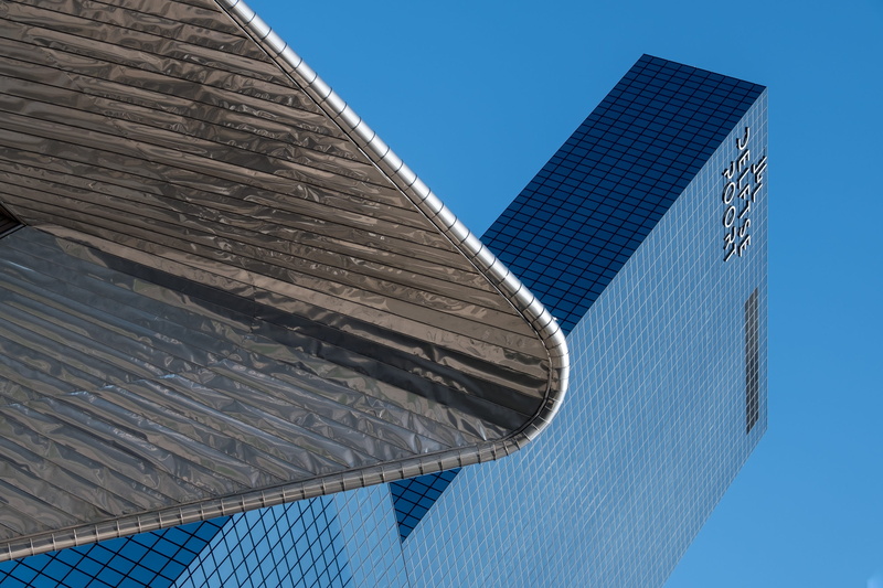 central station, alternative energy, rotterdam station, solar energy, train station, day, renewable energy, modern, abstract, nationale nederlanden, blue