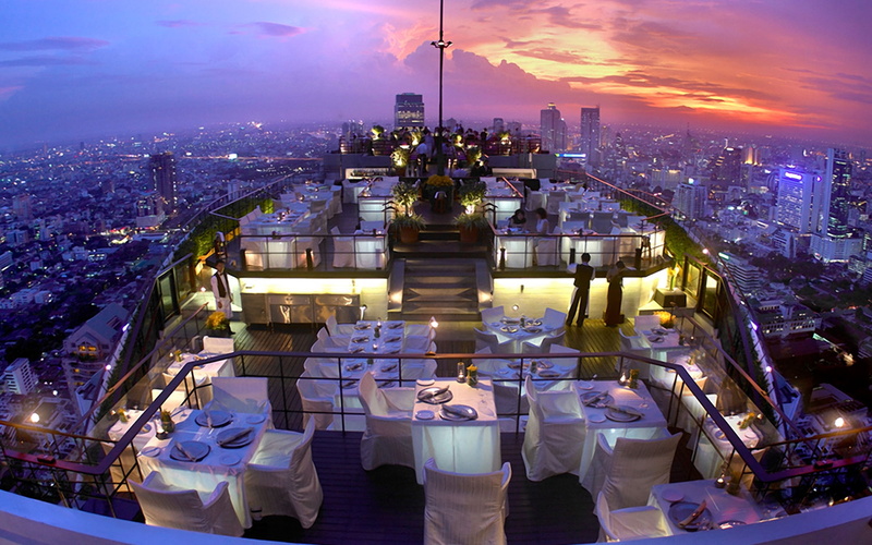 2K, city, tree, skyscraper, hotel, floor, chao, river, views, bangkok, guests, phraya, banyan, th