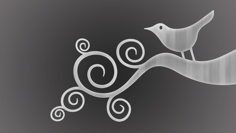 representation, black background, symbol, nature, minimalism, illustration, gray, birds, shape, bird, perching, studio shot, black color, design, no people
