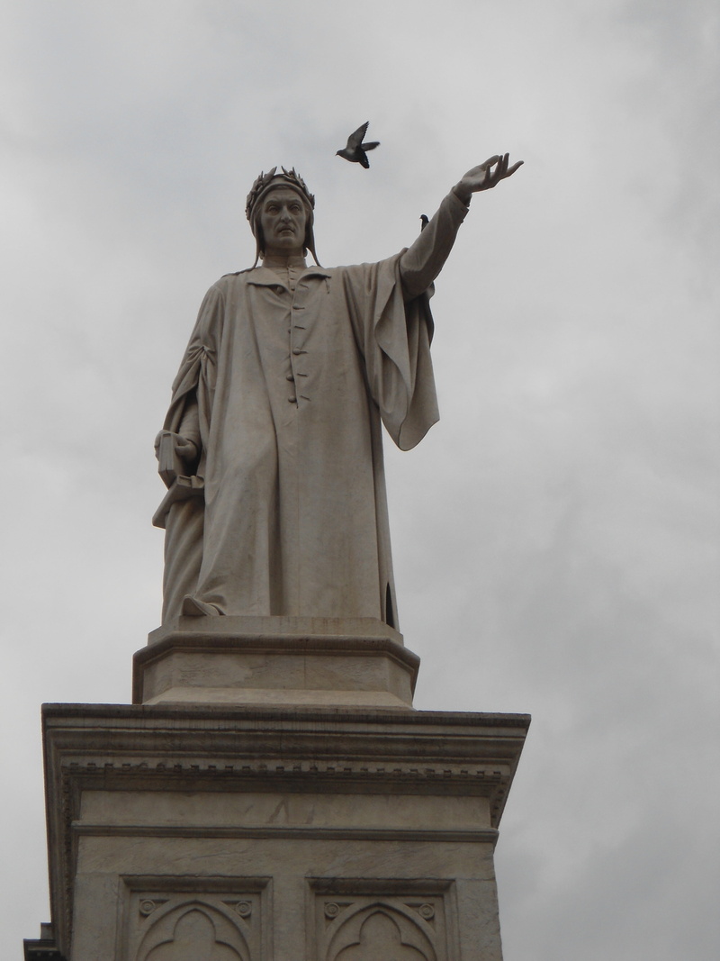 marble, low angle view, naples, bird, creativity, history, cloud - sky, 4K, travel destinations, monument, nature, piazza, art and craft, sculpture, architecture