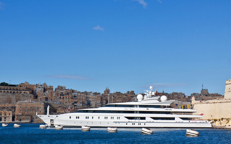 2K, malta, yacht, valletta