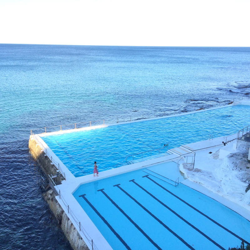 oceanshore, idyllic, outdoors, ocean, 1080P, sea, shore, pool, high angle view, tranquil scene, turquoise colored, affluent, summer, vacations, trip, water