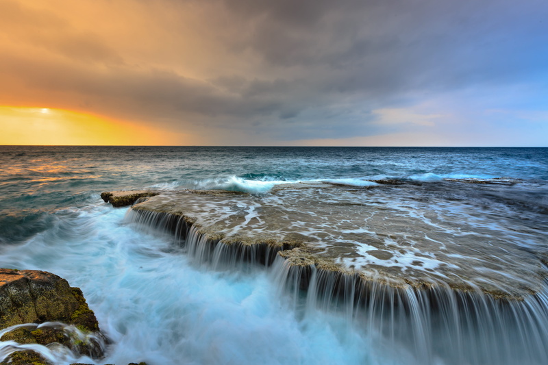 environment, beach, beauty in nature, cloudy, surfing, seaside, sky, nature, long exposure, view, sport, scenic, oceanshore, motion, land, sea, seashore