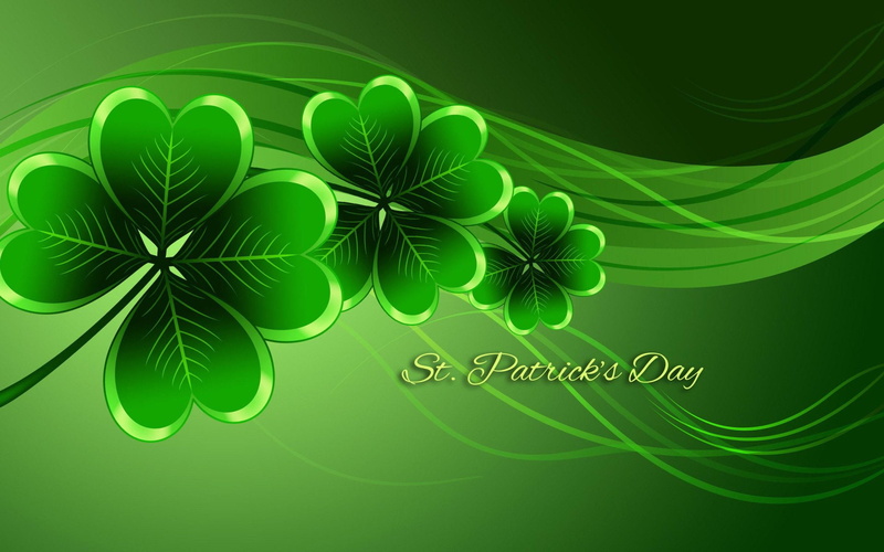 green color, text, striped, studio shot, swirl, colored background, nature, plant part, no people, St. Patricks Day, communication, abstract, leaf, pattern