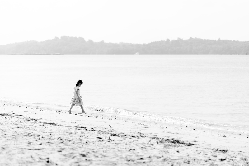 scenics - nature, sea, step, alone, beauty in nature, sea side, sea shore, walking, day, shore, minimal, girl, tranquil scene, sand, lifestyles, land, sandy beach