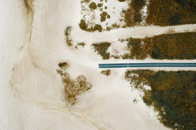 oceanside, sand, aerial view, backgrounds, shore, coast, white, grass, nature, tree, 5K, beach, road, woodland, path, drone view, forest, outdoors, looking
