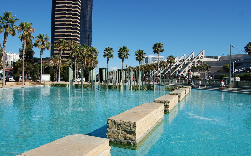 building Exterior, 2K, pool, hotel, palm Tree, water, dubai, florida - Usa, uSA, house, architecture, day, urban Scene, california, vacations, travel