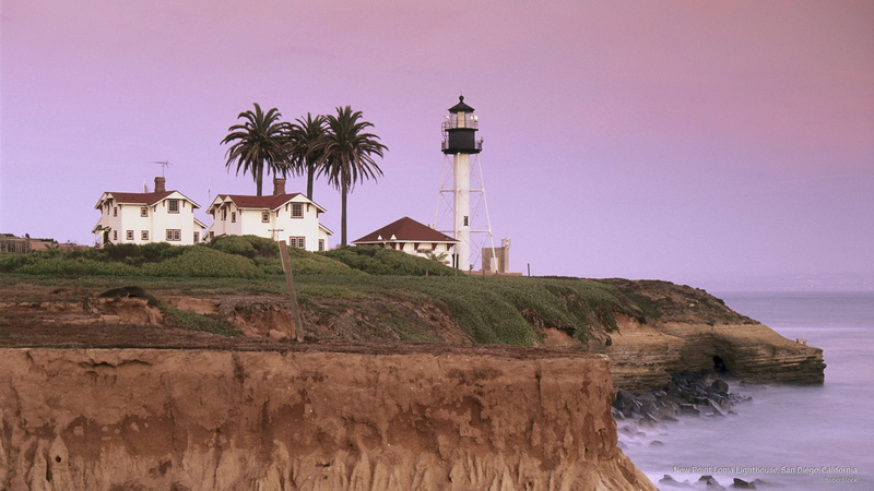 california, point, Architecture, san, new, 2K, diego, loma, lighthouse