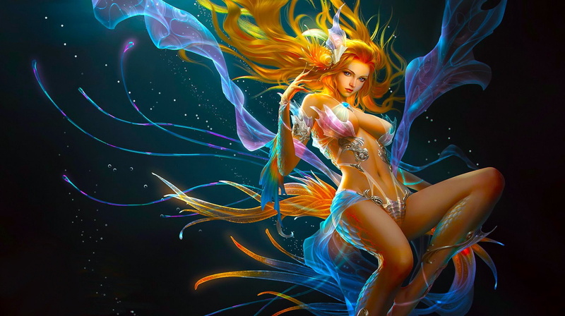 Fighting, angel, of, Loa, warrior, action, fantasy, 1loa, mermaid, league, mmo, 1080P, underwater, rpg, online, angels