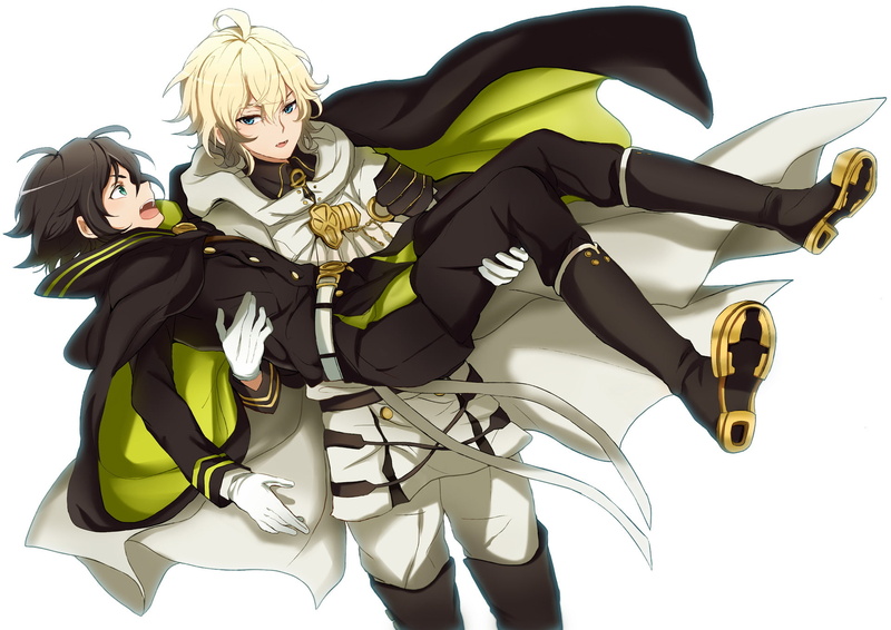 1080P, Yūichirō Hyakuya, Mikaela Hyakuya, Anime, Seraph of the End