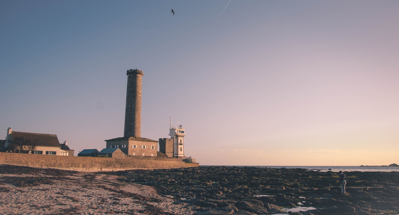 spring, phare deckmühl, outdoors, no people, brettony, landscape, building exterior, ocean, lighthouse, travel destinations, france, sky, day