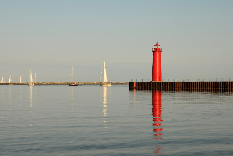 nature, lighthouse, coast, semaphore, 1080P, ocean, phares