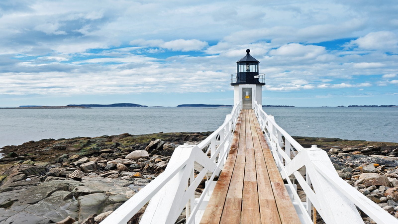 ocean, coast, nature, lighthouse, semaphore, 720P, phares