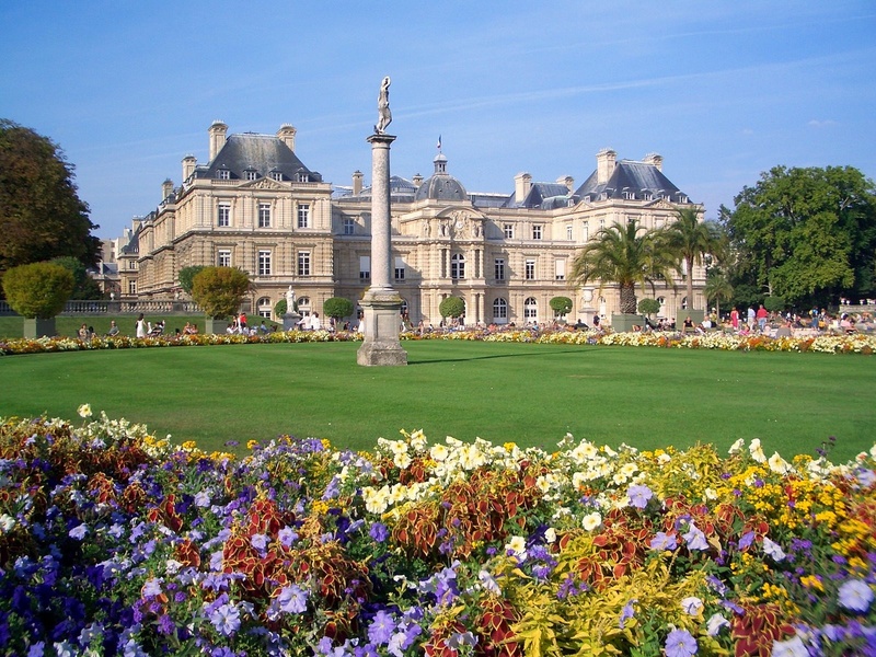 white, growth, building, sky, photography, clouds, jardin du luxembourg, palace, 720P, france, famous Place, history, architecture, plant, tree, nature
