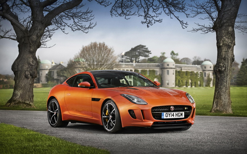 2K, black, coupe, f, 2014, jaguar, type, r, cars, orange