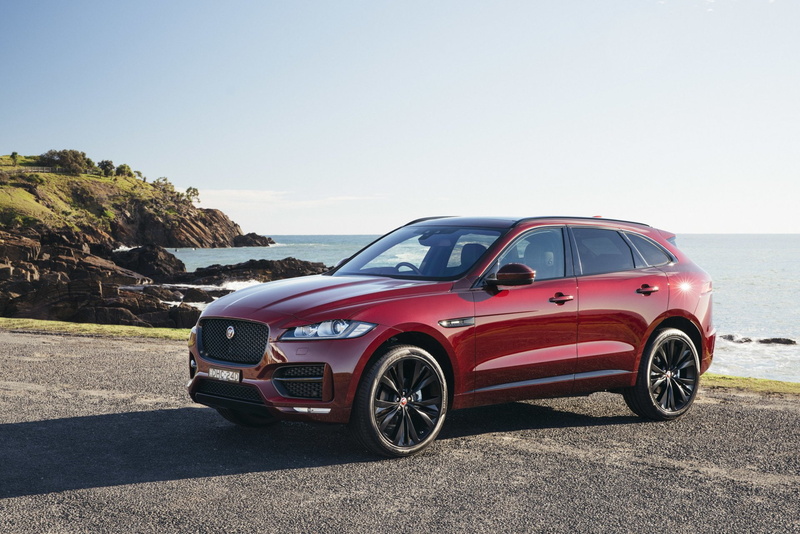 Red Car, Jaguar F-PACE, Car, Jaguar Cars, 1080P, Vehicle, SUV, Jaguar, Luxury Car