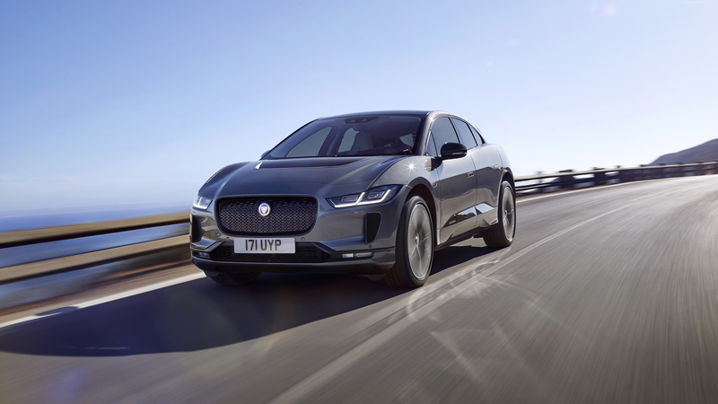 Jaguar I-Pace, 4K, 4K, electric car