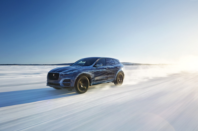 test, winter, Jaguar F-Pace, 5K