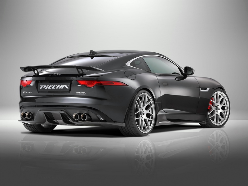 Rear, type, r, Coupe, Supercar, Jaguar, 2K, 2015, View, Black, f