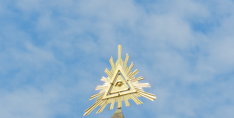 photo, decor, seeing, travel destinations, christmas tree, christmas, art and craft, Triangle, copy space, travel, Eye, illuminati, faith, cloud - sky