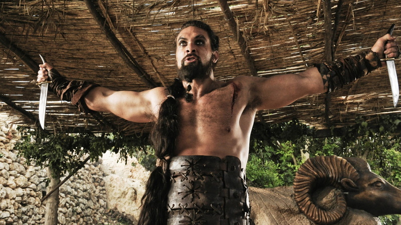 Game of Thrones, adult, chest, healthy lifestyle, Jason Momoa, leisure activity, 1080P, standing, young men, Khal Drogo, lifestyles, nature, front view