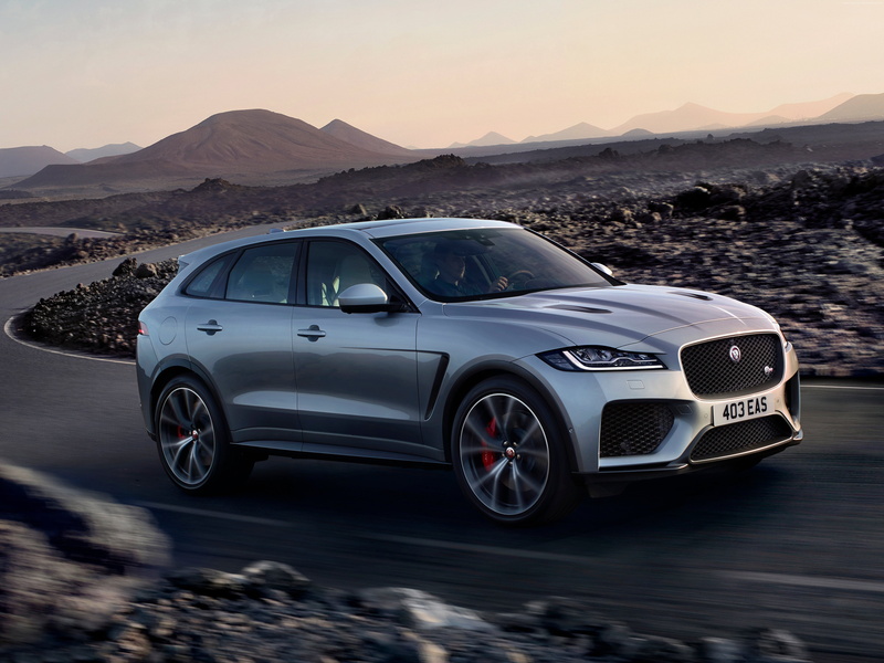 salt flat, land vehicle, road trip, nature, car, scenics - nature, sunset, travel, road, mountain, Jaguar F-Pace, sky, environment, mode of transportation