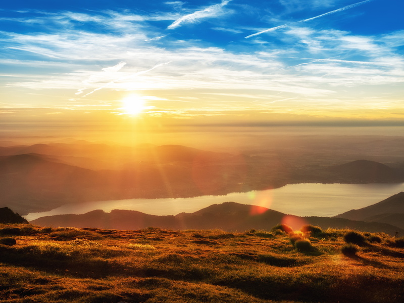 sunrise - Dawn, sunrise, Oberösterreich, sun, over the horizon, scenics, mountain, beauty In Nature, 4K, Satisfaction, horizon, europe, Ebensee, salzkammergut