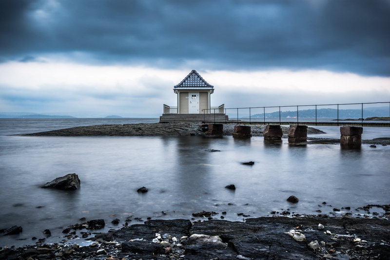 brown, coastline, landscape, fe, body of water, clouds, surrounded, motion, Travel photography, Oslo, travel, long exposure, sea, beach, a7, Akershus, photo