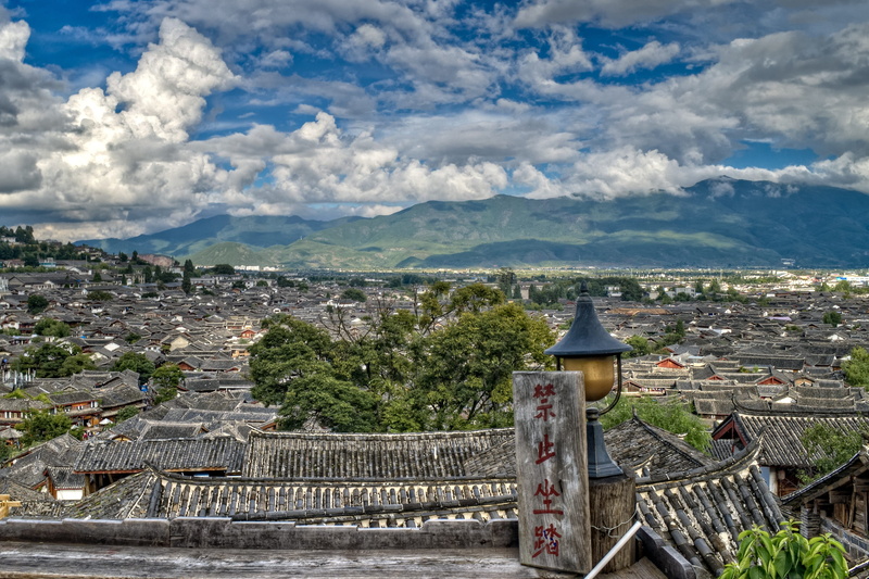 tree, building exterior, building, cloud - sky, old, traditional, 2K, outdoors, architecture, townscape, town, tile, travel, cityscape, outdoor, minority