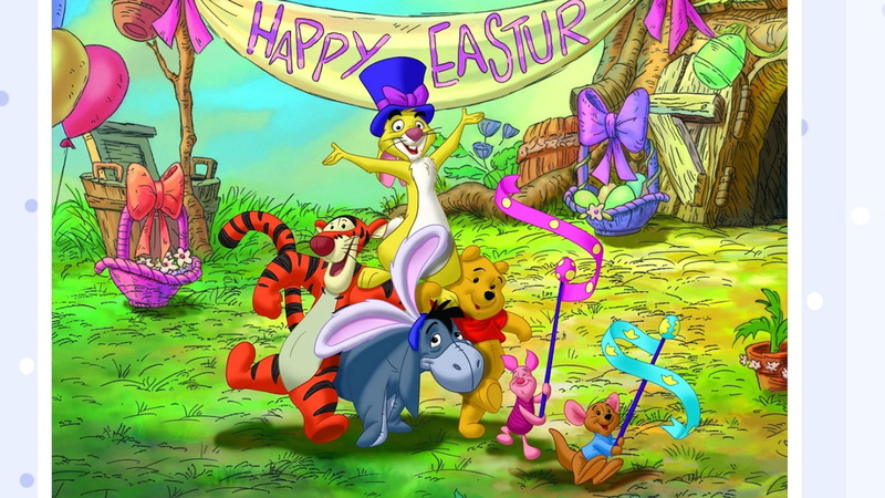 1080P, disney, winnie, pooh, easter