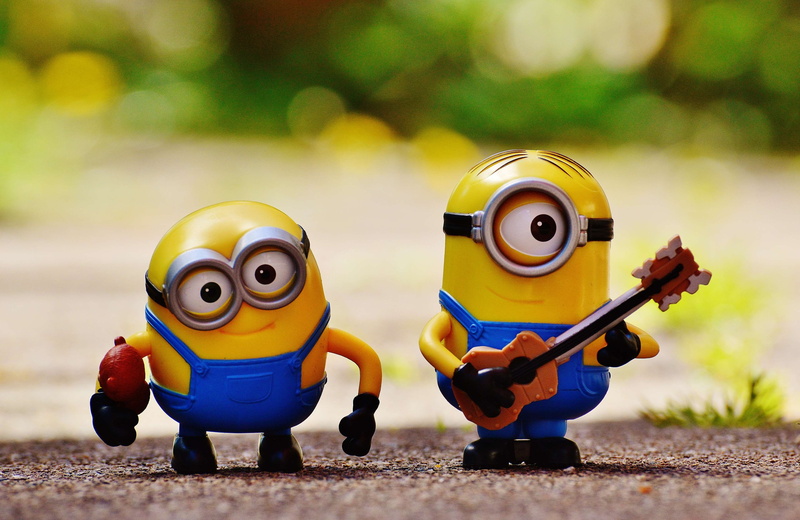 outdoors, guitar, nature, sweet, childhood, play, selective focus, close-up, toys, day, fun, humor, musical, land, funny, figurine, representation, focus on foreground