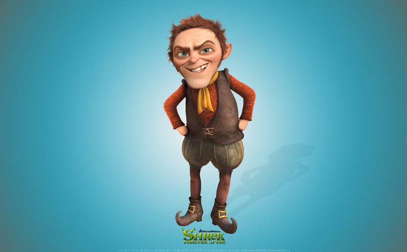 blue background, hair, women, hairstyle, shrek forever after, shrek 2010, fun, indoors, happiness, one person, blue, smiling, Shrek, looking at camera