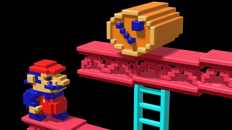 kong, donkey, 1080P, mario, bit, hd, 8, video games