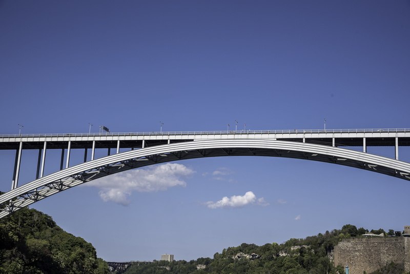 niagara falls, nature, multiple lane highway, connection, blue, bridge - Man Made Structure, famous Place, city, transportation, niagara, Niagara Falls