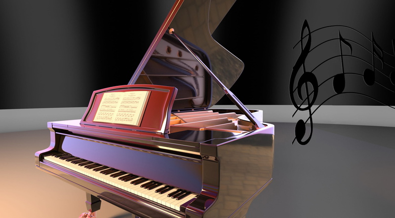 keyboard instrument, technology, equipment, piano keyboard, paper, musical instrument, concert, seat, grand piano, computer graphics, studio shot, arts culture and entertainment